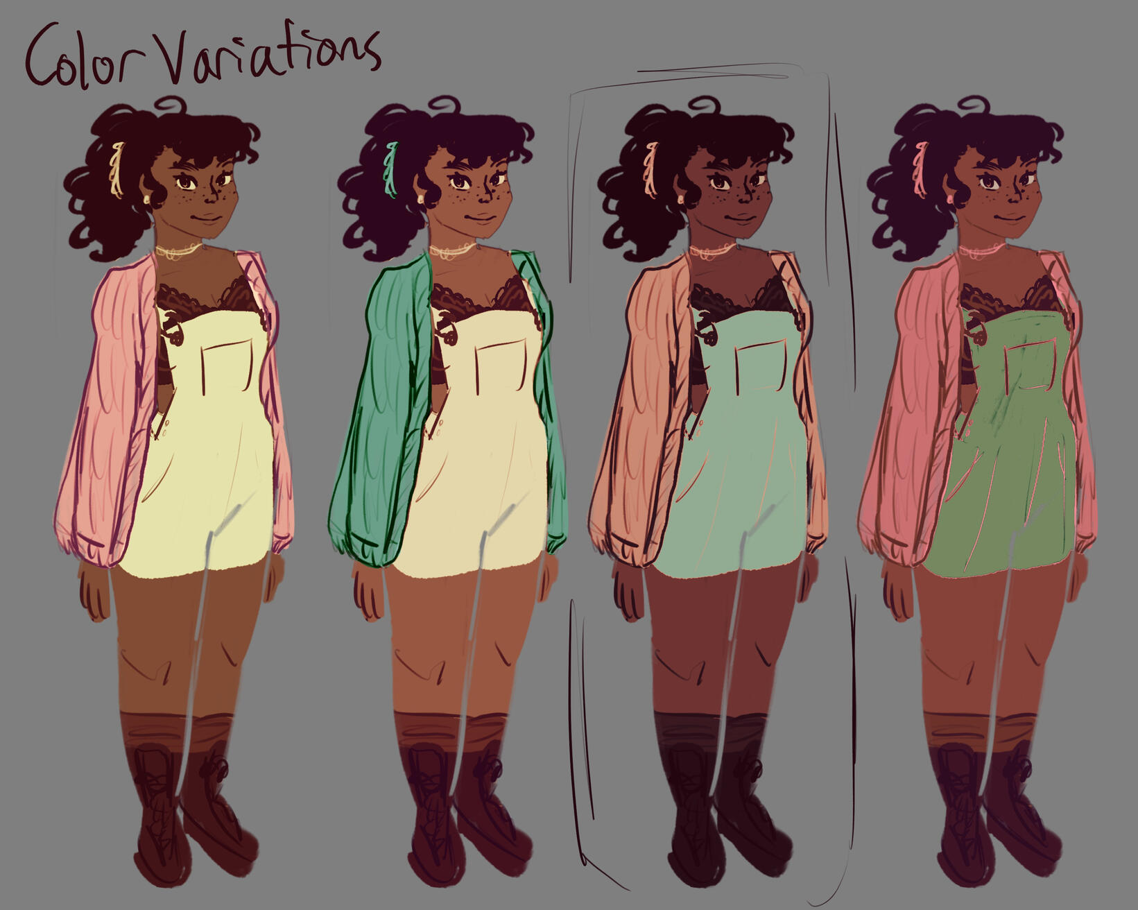 STTH - Alana color tests