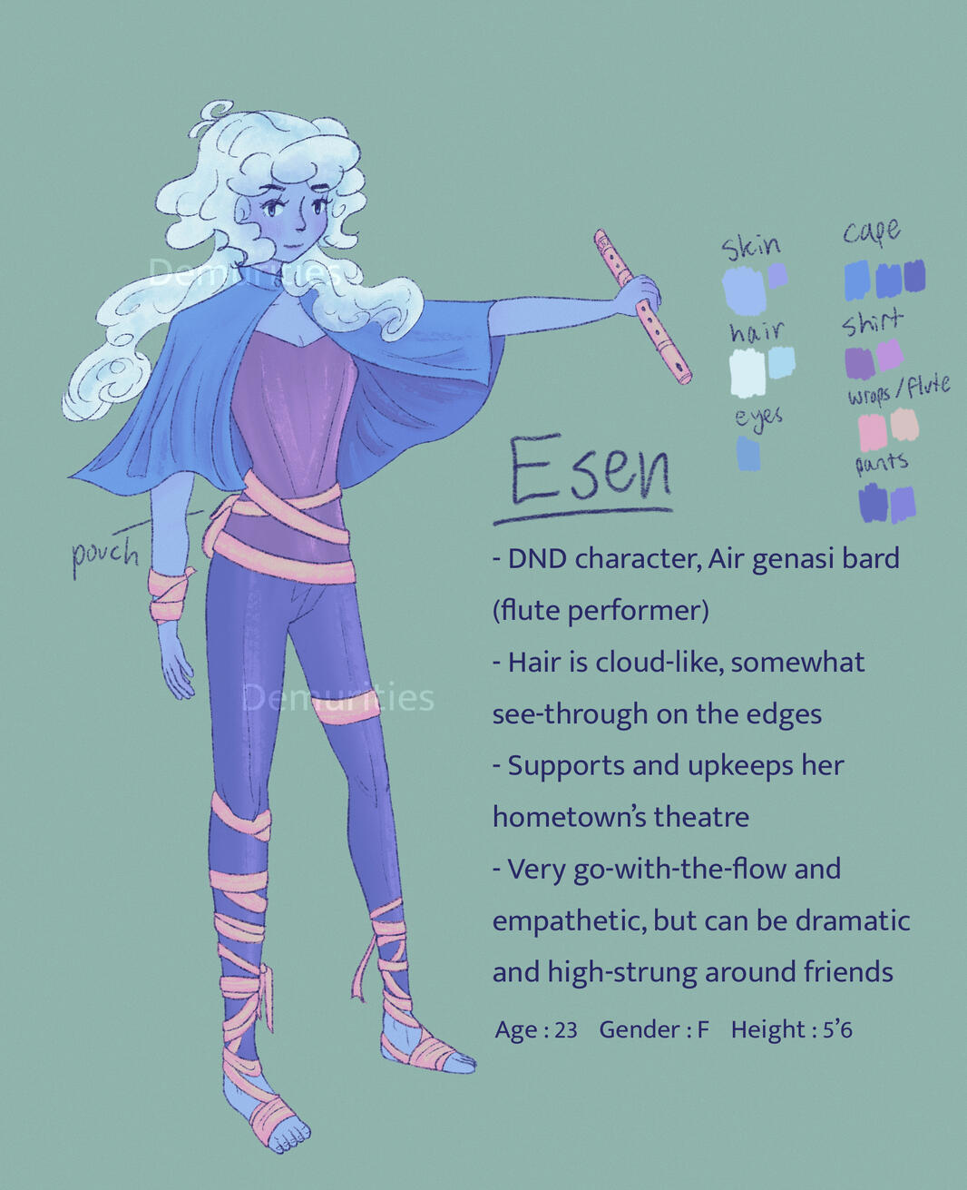 Esen DND Character Design