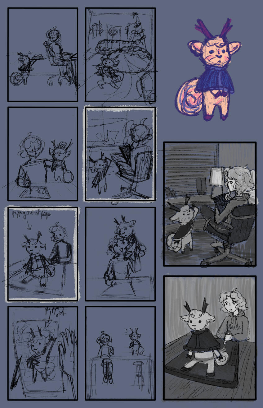 Mascot illustration thumbnails