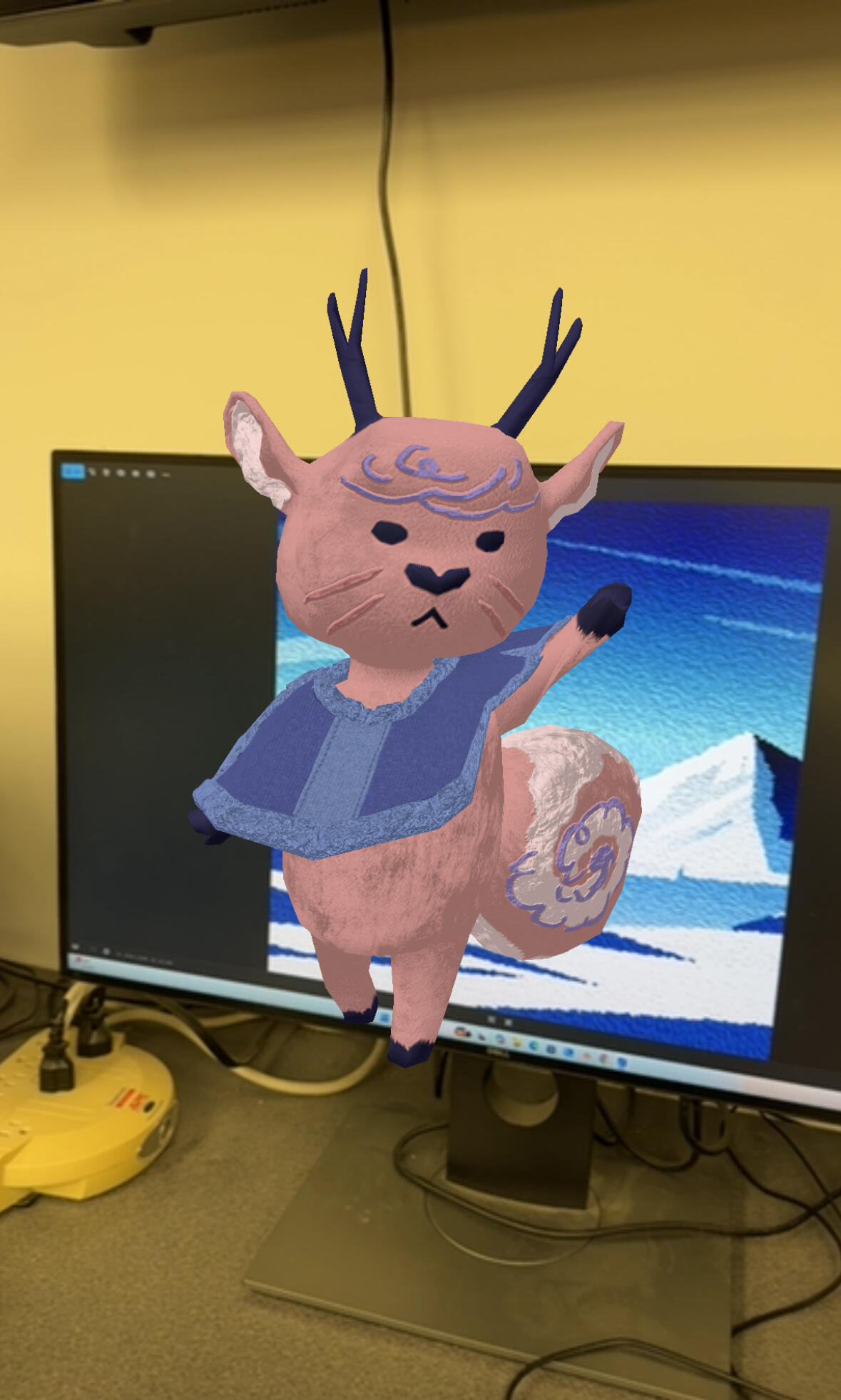 Mascot 3D Mixed Reality Model